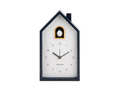 Alarm Clock Modern Cuckoo - Dark Blue/White