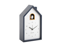 Alarm Clock Modern Cuckoo - Dark Blue/White