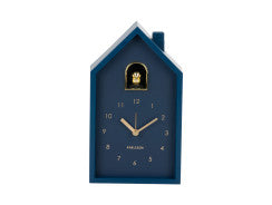 Alarm Clock Modern Cuckoo Oro - Dark Blue