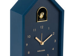 Alarm Clock Modern Cuckoo Oro - Dark Blue