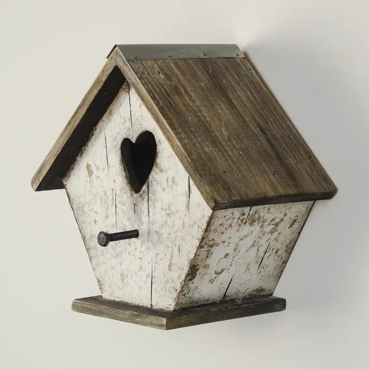 Bird House So Simple - White
