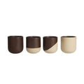 ReClay Coffee Mugs Night — Recycled Ceramics — S/4
