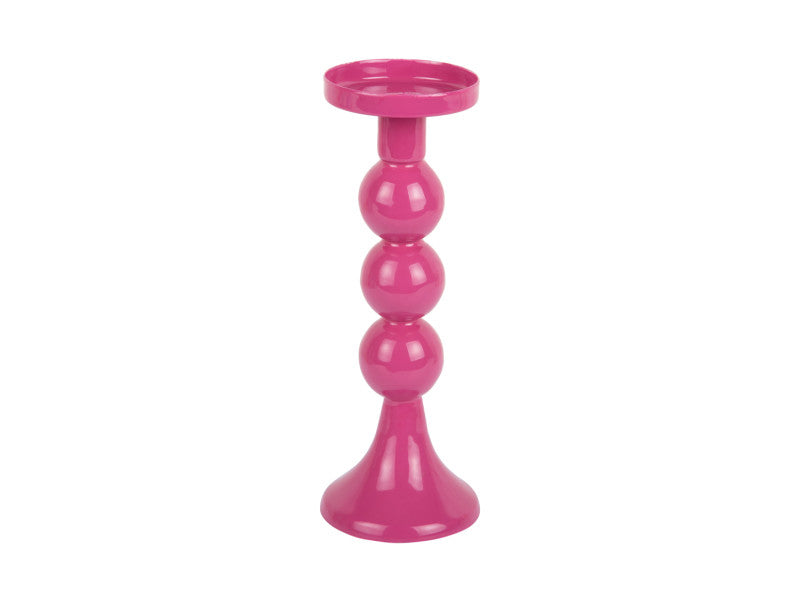 Candle Holder Funky - L - Bright Pink