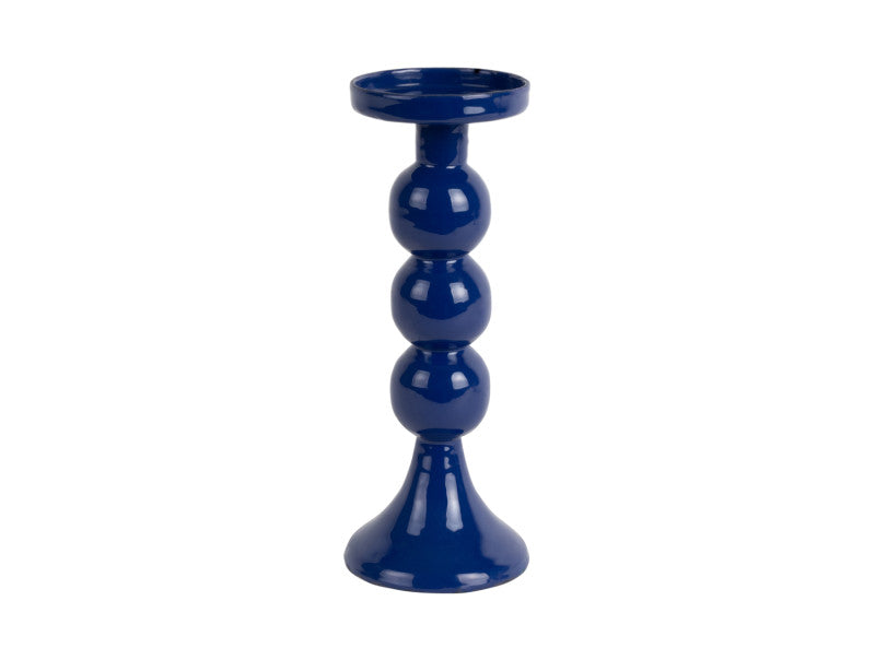 Candle Holder Funky - Large - Cobalt Blue