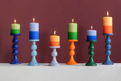 Candle Holder Funky - Large - Classic Blue