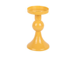 Candle Holder Funky - Small - Bright Yellow