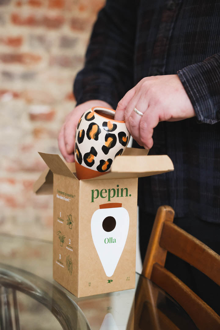 Olla Plant Diffuser - Leopard Print