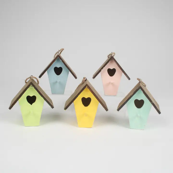 Mini Birdhouses - Set of 5