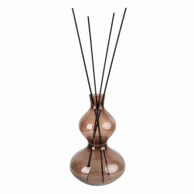 Reed Diffuser Wavy Glass - 500ml - Smoky Black