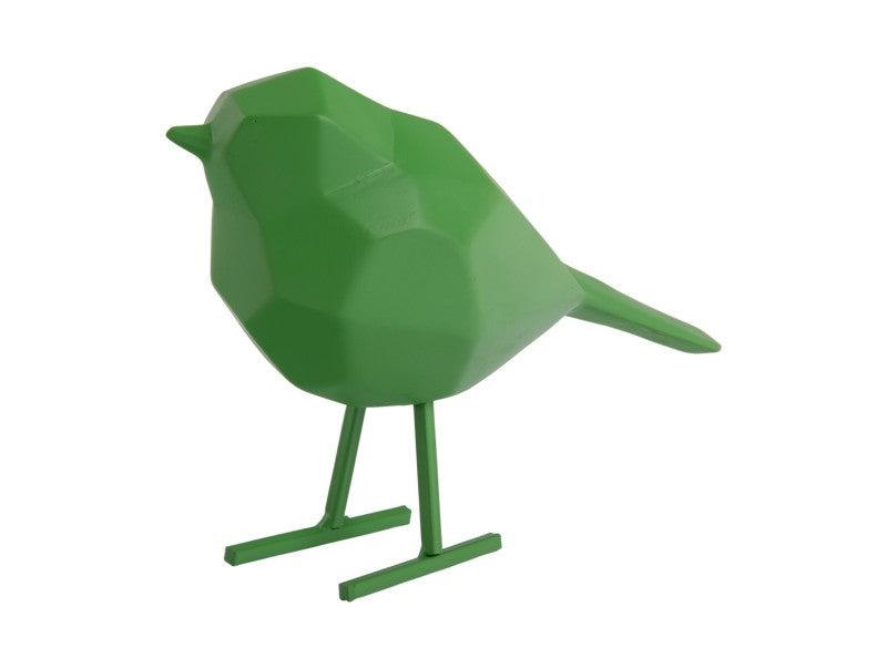 Statue Origami Bird Small - Bright Green