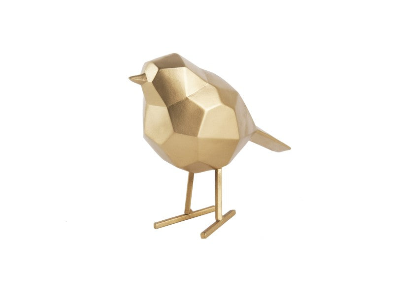 Statue Origami Bird Small - Gold