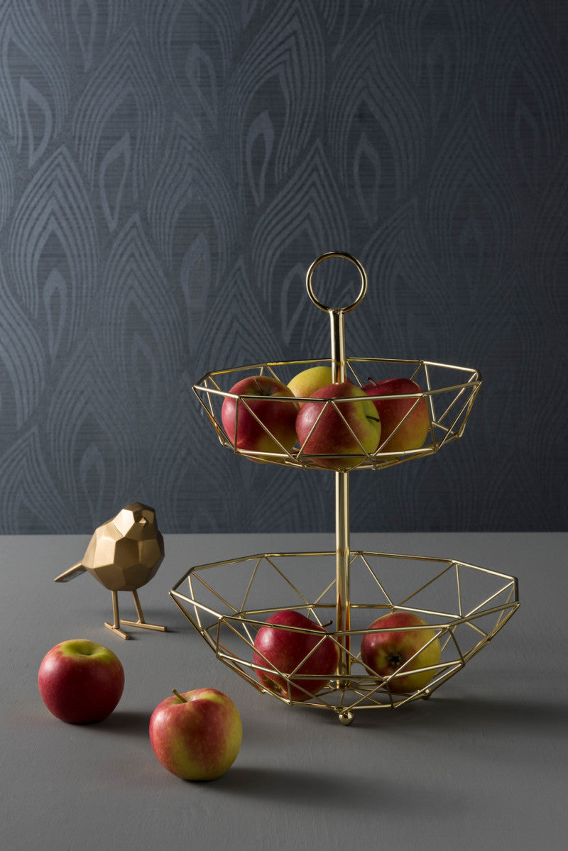 Statue Origami Bird Small - Gold