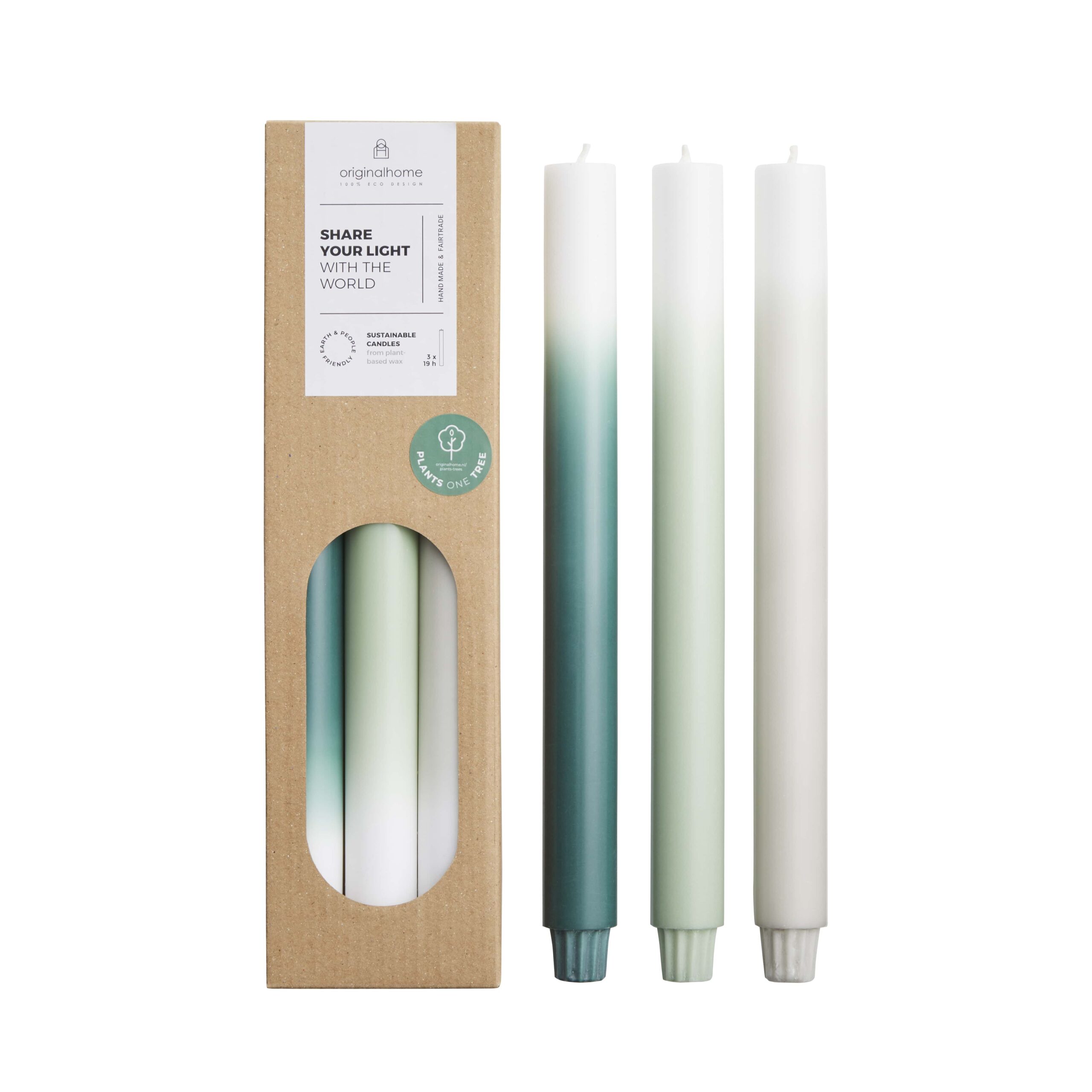 Gradient Candles Long Meadow – S/3