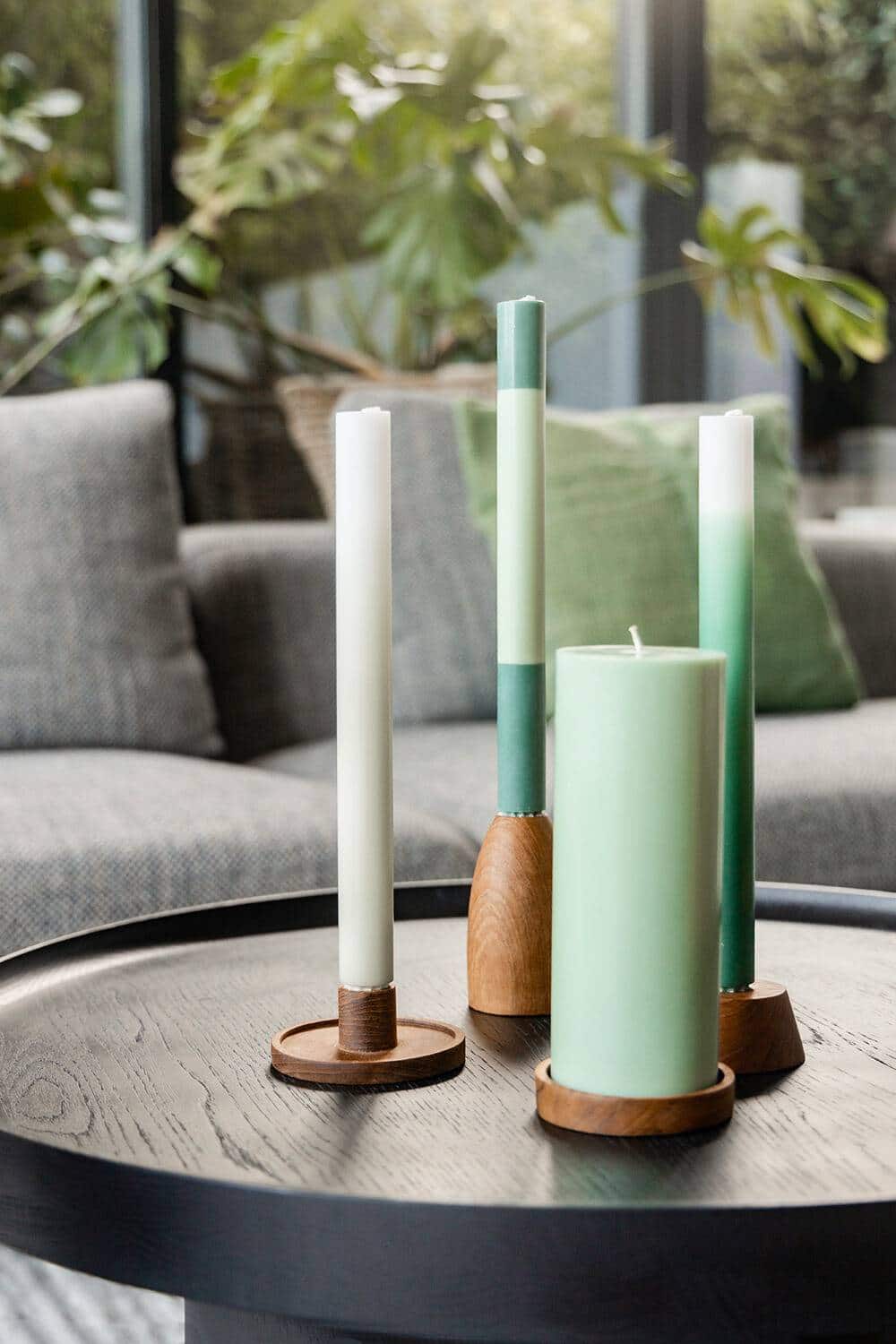 Gradient Candles Long Meadow – S/3