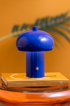 Table Lamp Retro Seta LED - Cobalt blue
