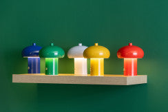 Table Lamp Retro Seta LED - Retro green