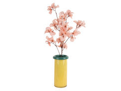 Plegado Vase - S - Retro Green & Yellow