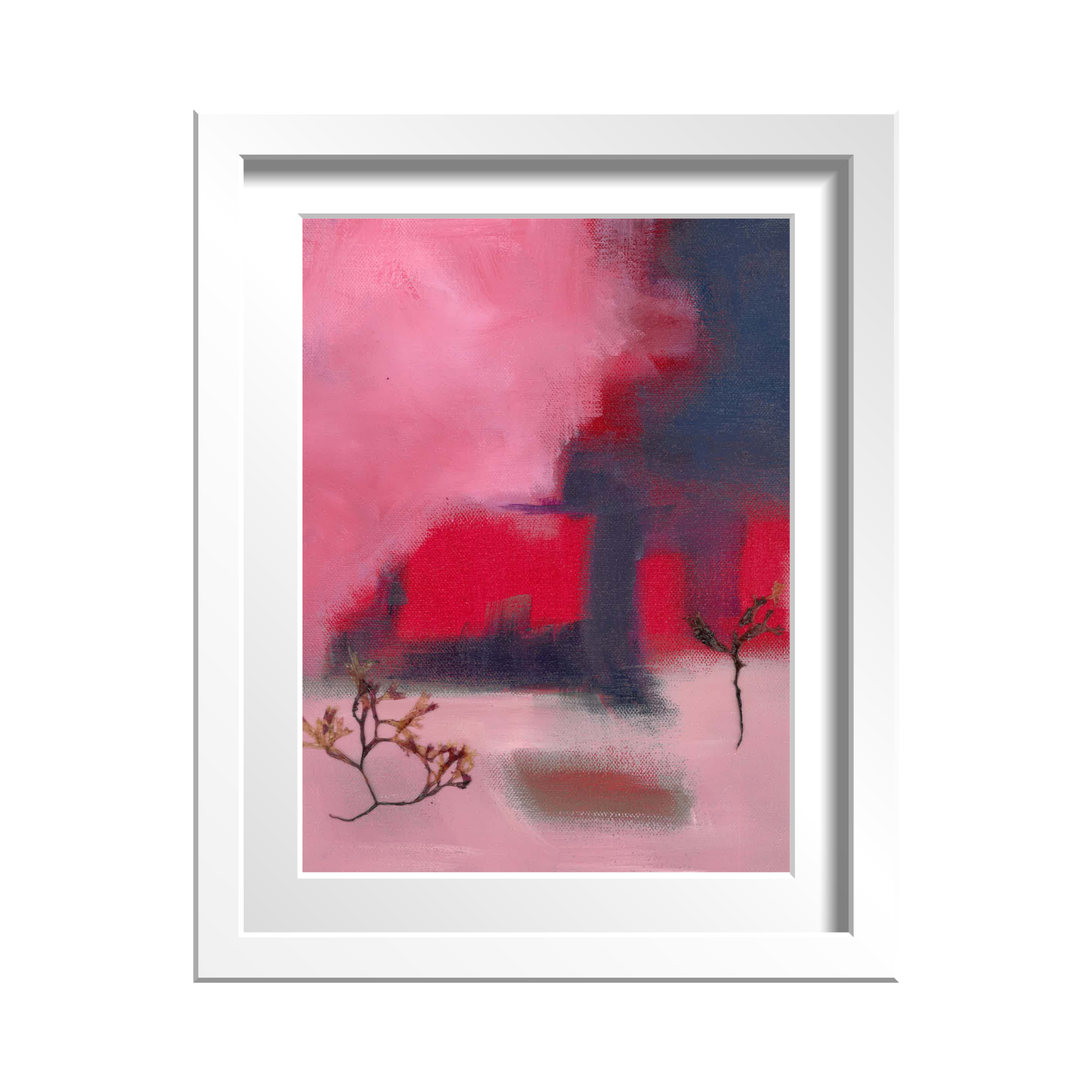 Framed Print - Pinkful Bliss by the Sea