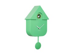 Wall Clock Modern Cuckoo - Bright Green