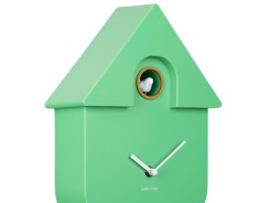 Wall Clock Modern Cuckoo - Bright Green