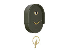 Wall Clock Tweet - Luxury Green