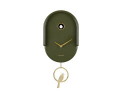 Wall Clock Tweet - Luxury Green
