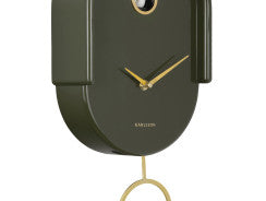Wall Clock Tweet - Luxury Green