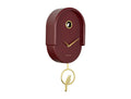 Wall Clock Tweet - Burgundy Red